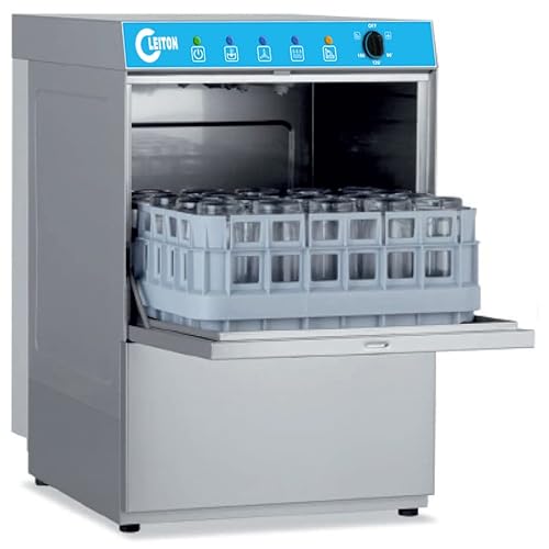 Cleiton® - Gläserspülmaschine 35x35 Reinigerpumpe und Klarspülerpumpe | Gläserspülmaschine Gastro Ultra Schnelles Waschen in nur 2 Minuten, Hohe Festigkeit, Langlebigkeit und Leistung von Cleiton