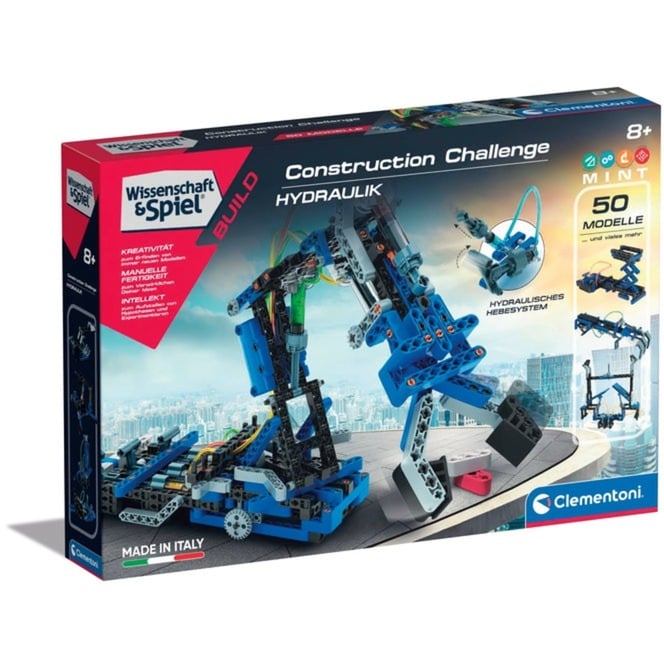 Construction Challenge - Hydraulik, Konstruktionsspielzeug von Clementoni