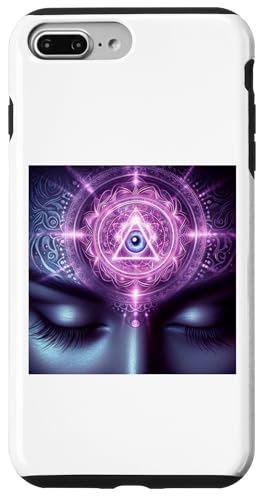 Hülle für iPhone 7 Plus/8 Plus Yoga Ajna Bewusstsein Drittes Auge Chakra Brahman von Clever Witty Ajnae Designs