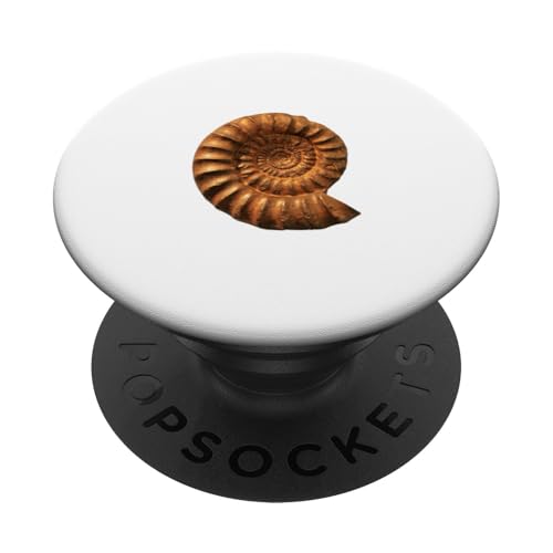 Ammonitfossilien Geologe Paläontologe Paläontologie PopSockets Klebender PopGrip von Clever Witty Ammonite Designs