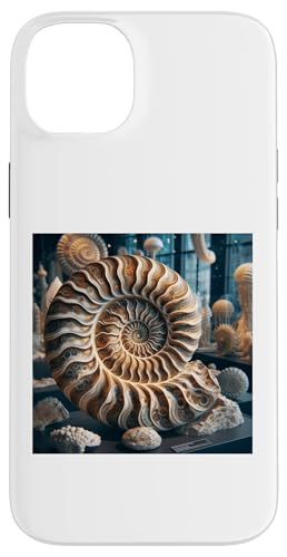 Hülle für iPhone 14 Plus Ammonitfossilien Geologe Paläontologe Paläontologie von Clever Witty Ammonite Designs