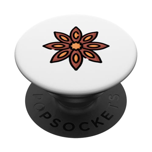 Wirklich wie Sternanis Gewürzgeschmack Essen Kochen PopSockets Klebender PopGrip von Clever Witty Aniseed Designs