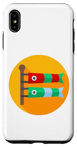 Hülle für iPhone XS Max Japanische Karpfen Koi Kanji Koinobori Flagge von Clever Witty Koinobori Designs