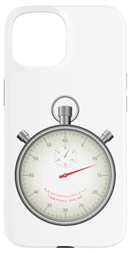 Hülle für iPhone 15 Stoppuhr Countdown Timer Stoppuhr von Clever Witty Stopwatch Designs