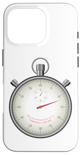 Hülle für iPhone 16 Pro Stoppuhr Countdown Timer Stoppuhr von Clever Witty Stopwatch Designs