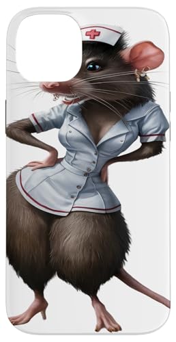 Hülle für iPhone 14 Plus Männer Frauen Lustige Ratte Krankenschwester Ratte von Click For Cool Animal In Suit Designs