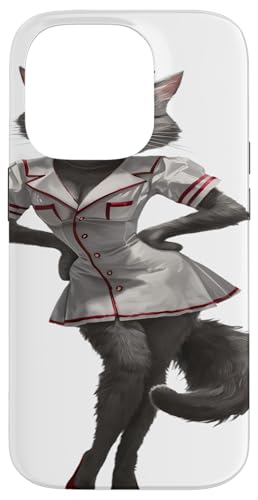 Hülle für iPhone 14 Pro Lustige Katze Krankenschwester Katze Männer Frau von Click For Cool Animal In Suit Designs