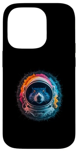 Hülle für iPhone 14 Pro Murmeltier Herren Frau Buntes Murmeltier Weltraum Astronaut Murmeltier von Click For Cool Space Animal Astronaut Designs