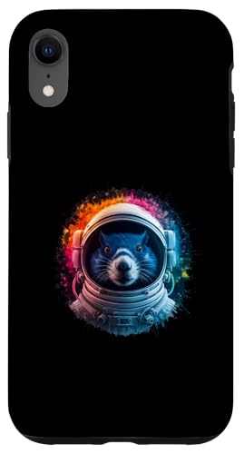 Hülle für iPhone XR Murmeltier Herren Frau Buntes Murmeltier Weltraum Astronaut Murmeltier von Click For Cool Space Animal Astronaut Designs