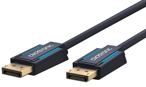 Clicktronic Casual DisplayPort-Kabel Audio / Video Verbindung für HD- und 3D-Inhalte, 10m von Clicktronic