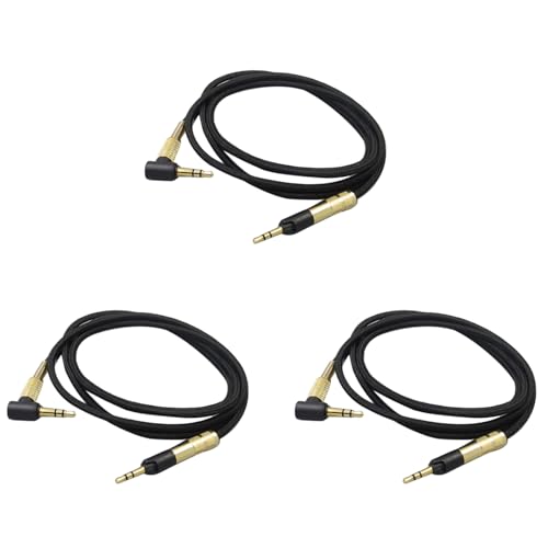 Cliney 3X Kopfhörer Audiokabel für HD518 HD558 HD598 HD595 HD559 HD569 HD579 HD599 (Ohne Mikrofon) von Cliney