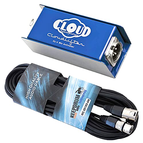 Cloud Microphones CL-1 Cloudlifter Mic Activator + keepdrum XLR-Kabel von Cloud Microphone