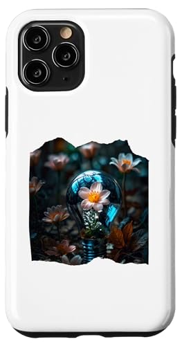 Hülle für iPhone 11 Pro Blume in Glühbirne von Cloudcoast.store