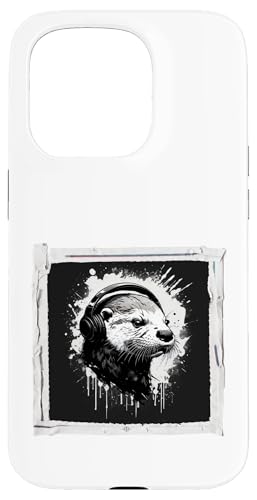 Hülle für iPhone 15 Pro Otter Kopfhörer von Cloudcoast.store