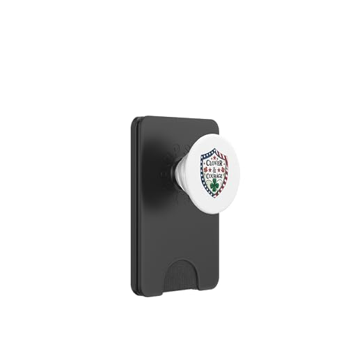 Irish American St. Patrick's Day Pride for City Workers PopSockets PopWallet für MagSafe von Clover & Courage - Honoring Service & Heritage