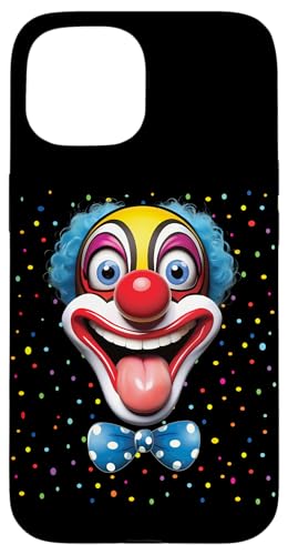 Hülle für iPhone 15 Clown Karneval Kostüm Clownskostüm Clowns Fasching Konfetti von Clown Karneval Kostüm Clownskostüm Clowns Shirt