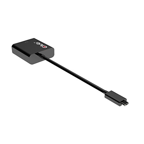 CLUB3D USB 3.1 Type C auf HDMI 2.0 UHD 4K 60HZ Aktiver Adapter - Kabelschnittstellen-/adapter (USB 3.1 Type C, HDMI 2.0, Männlich/Weiblich, 0,15 m, Schwarz) von Club 3D