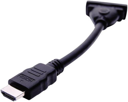 Club3D CAC-HMD>DFD HDMI / DVI Adapter [1x HDMI-Stecker - 1x DVI-Buchse 24+5pol.] Schwarz 12.00cm von Club3D