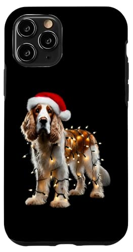 Hülle für iPhone 11 Pro Clumber Spaniel Hund Weihnachtsmannmütze Weihnachtsbeleuchtung Besitzer Mama Papa von Clumber Spaniel Dog Christmas Products