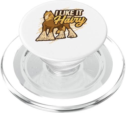 Draft Horse Meme Design für einen Clydesdale Reiter PopSockets PopGrip für MagSafe von Clydesdale Horseback Riding Design