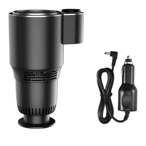 Clyictz Auto 12V Heizung Kühlbecher Kühlung Heizbecher Temperaturanzeige Tasse Smart 2-In-1 Tasse mit Temperaturanzeige von Clyictz