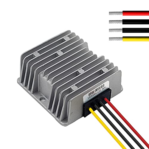 Cocar LKW Netzteil Spannungswandler 24v auf 12v 30A 360W Schwerlast Transformator Trafo Adapter Wandler Konverter for Motor Auto PKW Kfz Boot Sonnensystem (DC15-40V Breit Eingang) von Cocar