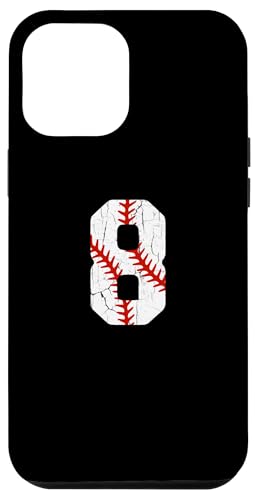 Hülle für iPhone 12 Pro Max Baseballspieler-Trikot Nummer #8 8 Proud Baseball Mama Papa von CocomoSoul