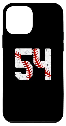 Hülle für iPhone 12 mini Baseballspieler-Trikot Nummer #54 54 Proud Baseball Mama Papa von CocomoSoul