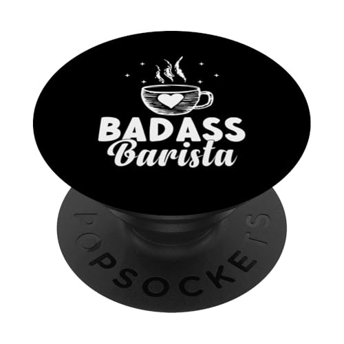 Knallharter Barista PopSockets mit austauschbarem PopGrip von Coffee Making Caffeine Lover Barista Gifts