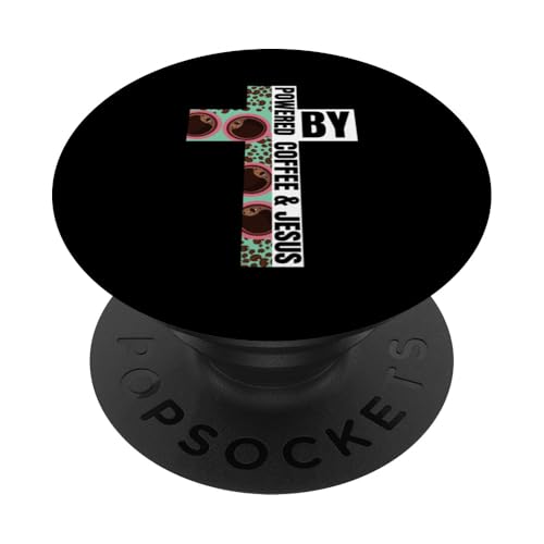 bereitgestellt von Coffee & Jesus Bible PopSockets Klebender PopGrip von Coffee lover & coffee making Gift