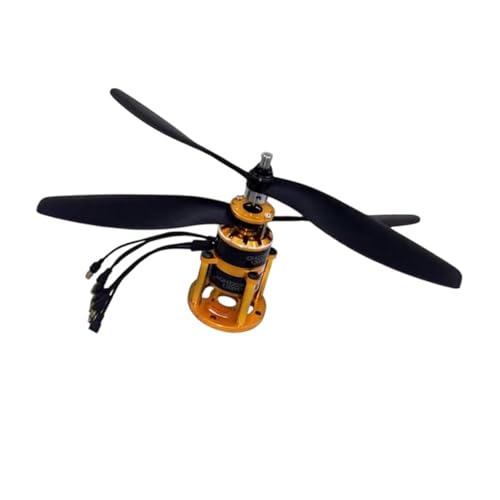 Colcolo Doppelpropeller RC Flugzeugmotor Kit Ersatz RC Flugzeug Hubschrauber Hochgeschwindigkeitspropeller für RC Segelflugzeug Multirotoren, Motor von Colcolo