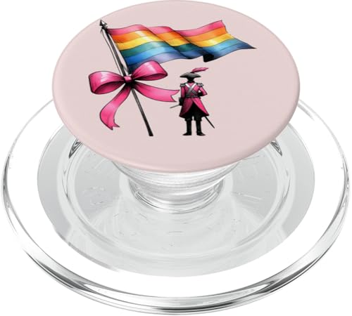 Marschband / Marschband mit Schleife, Rosa PopSockets PopGrip für MagSafe von Color Guard Coquette Aesthetic Girl Women Gifts