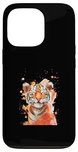 Hülle für iPhone 13 Pro Tigerbaby von Colorful Baby Animal