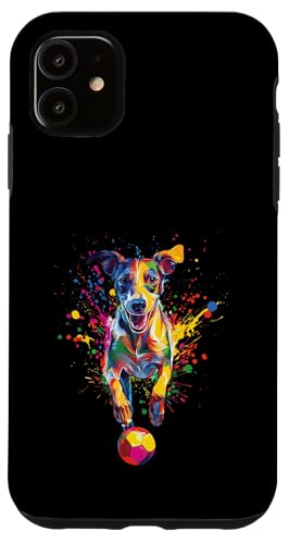 Hülle für iPhone 11 Whippet Bunt von Colorful Dog Design