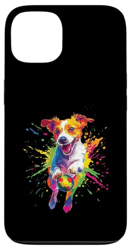 Hülle für iPhone 13 Jack Russell Terrier, bunt von Colorful Dog Design