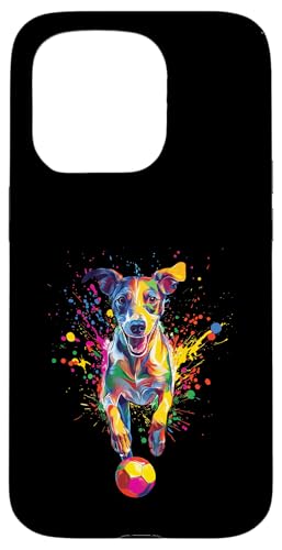 Hülle für iPhone 15 Pro Whippet Bunt von Colorful Dog Design