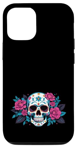 Hülle für iPhone 15 Pro Sugar Skull Der Tag der Toten von Colorful Sugarskull Goth