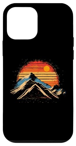 Hülle für iPhone 12 mini Colorful Sunset Mountain Outdoor Wildlife Vintage von Colorful Sunset Mountain Lake Shop