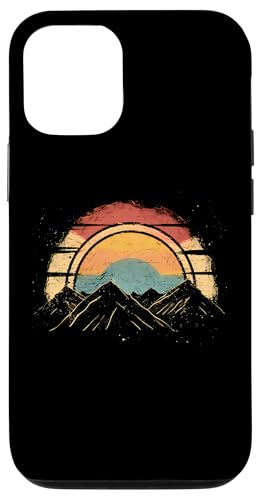 Hülle für iPhone 15 Pro Colorful Sunset Mountain Outdoor Wildlife Vintage von Colorful Sunset Mountain Lake Shop