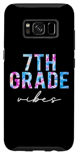 Hülle für Galaxy S8 7th Grade Vibes Tie Dye Back to School erster Schultag von Colorful Tie Dye Apparel for Teachers and Students
