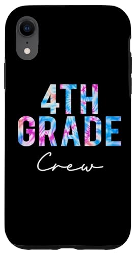 Hülle für iPhone XR 4th Grade Crew Tie Dye Back to School erster Schultag von Colorful Tie Dye Apparel for Teachers and Students