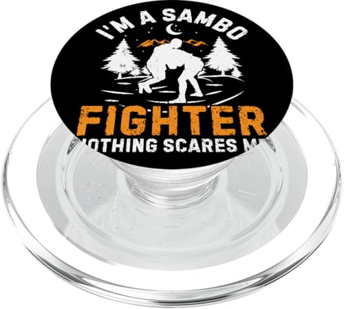 Ich bin ein Sambo-Kämpfer nichts macht mir Angst - Combat Sambo PopSockets PopGrip für MagSafe von Combat Sambo Fighter