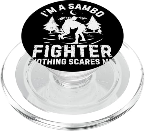 Ich bin ein Sambo-Kämpfer nichts macht mir Angst - Sambo Fighter PopSockets PopGrip für MagSafe von Combat Sambo Fighter