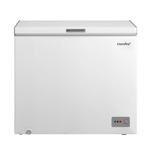 Comfee RCC201WH6(E) Gefriertruhe/82 kWh/Jahr/85cm hoch/200L/Inverter-Kompressor/41dB Geringe Lautstärke/Geeignet für verschiedene Einsatzszenarien/Einstellbarer Temperaturregler/Weiß von Comfee