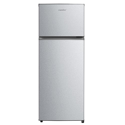 Comfee RCT284DS2 Kühl-/Gefrierkombination/Gefrierteil oben/176 kWh/Jahr/143cm Höhe/LED Licht/Reversibles Türscharnier/Silber Comfee RCT284DS2 Kühl-/Gefrierkombination/Gefrierteil oben/176 kWh/Jahr/143cm Höhe/LED Licht/Reversibles Türscharnier/Silber von Comfee