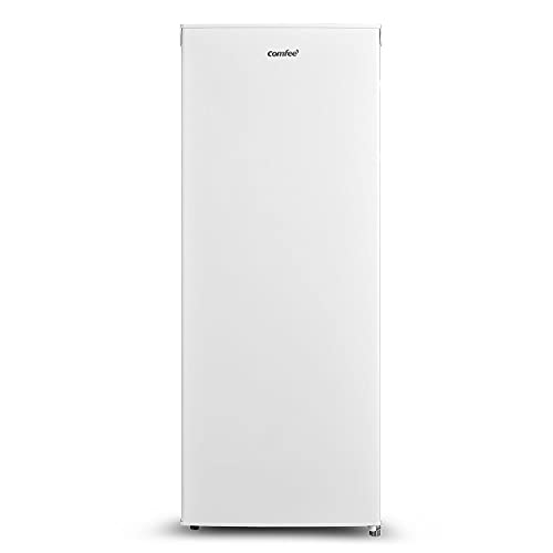 Comfee RCU160WH2(E) Gefrierschrank/142cm hoch/160L Gefrierteil/183 kWh/Jahr/Türanschlag wechselbar/Hochwertiger GMCC-Kompressor/Temperaturregelung/Verstellbare Standfüße/Weiß von Comfee