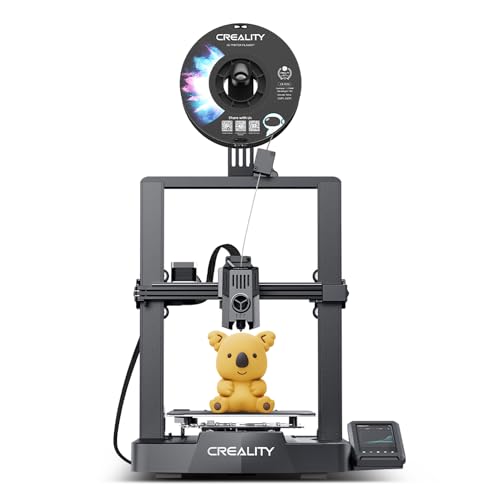 Creality Ender 3 V3 KE 3D-Drucker, 500 mm/s Druckgeschwindigkeit mit intelligenten AIgorithms, CR Touch Sprite Direct Extruder Dual Fans Stahl X-Achse, Druck 8.66 * 8.66 * 9.44in von Comgrow