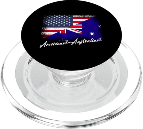 Amerikanische australische Erbe Amerika Australien Flagge PopSockets PopGrip für MagSafe von Commonwealth Of Australia Flag Design Love Straya