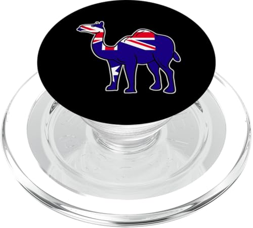 Australische Flagge Camel Down Under Outback Lover Proud Aussie PopSockets PopGrip für MagSafe von Commonwealth Of Australia Flag Design Love Straya