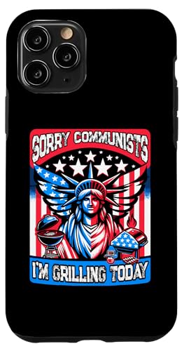 Sorry Kommunisten, ich grille heute Lustiger USA BBQ Grill Hülle für iPhone 11 Pro von Communists Grilling Today - DressedForDuty